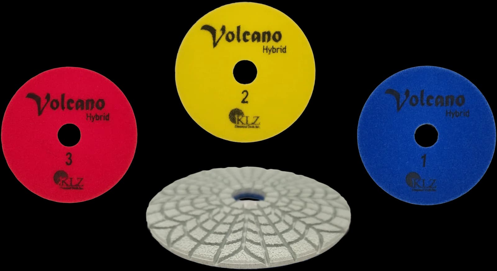 Volcano Quartz 3 Step Polishing Pads