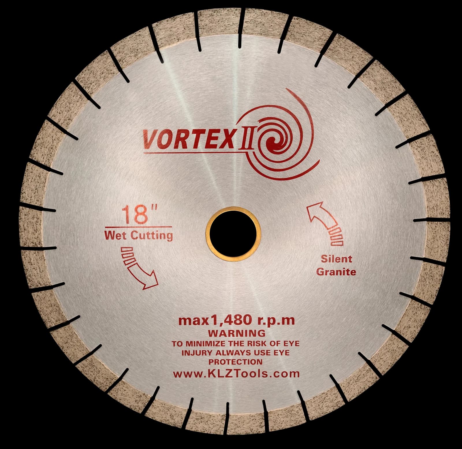 Vortex II Granite Bridge Saw Blade